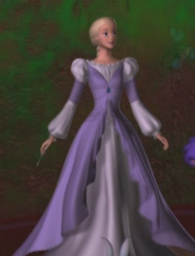  Rapunzel's first painted dress
