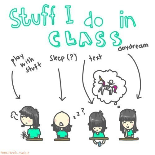  Stuff I should do in class: