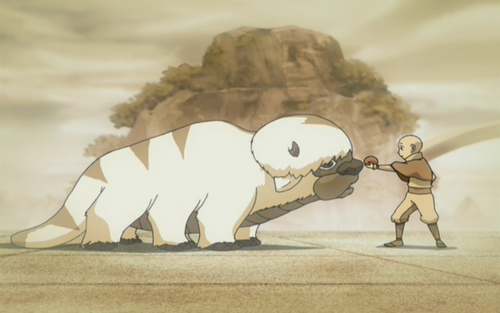  Young Aang and young Appa