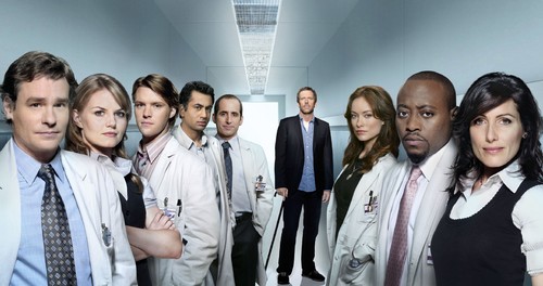  House MD Cast kertas dinding