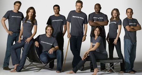  House MD Cast 바탕화면
