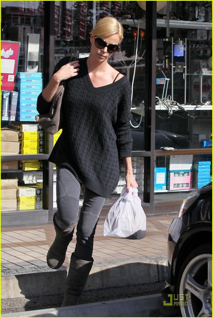 Charlize Theron Takes Kings Road Cafe To Go