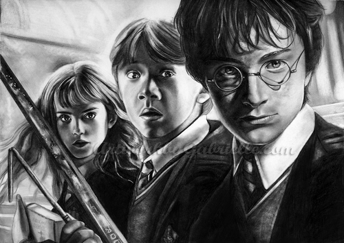 Harry, Ron, and Hermione