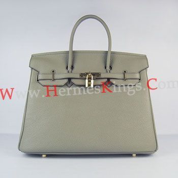  Hermes Birkin 30cm Togo leather Handbags dark grey golden