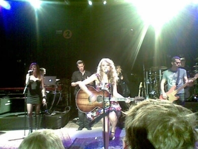 Taylor at Abbey Roads Studios in London 3.23.2011