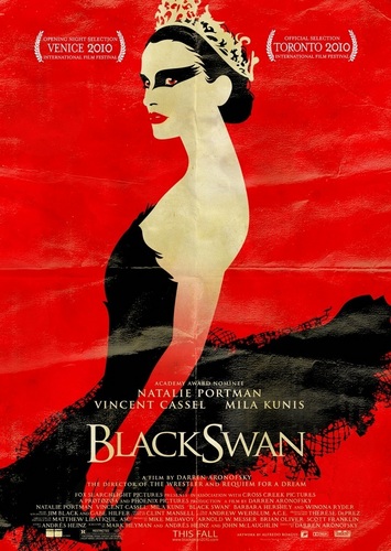  Black 白鳥, スワン Poster