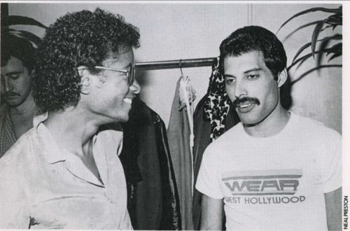 Freddie and Michael Jackson