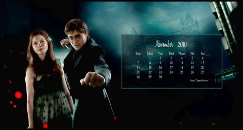  Harry and Ginny HP7 Calender