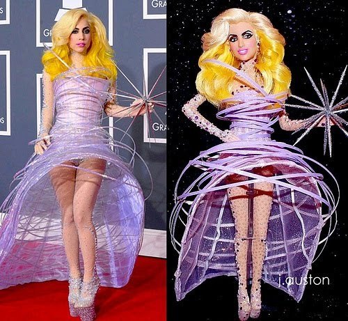  Lady Gaga 芭比娃娃 玩偶