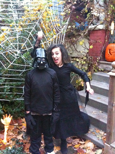  UH OH...someone's cheating with Lord Vader-LOL