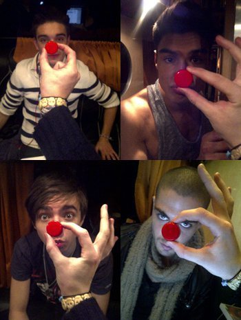  Wanted (I Will ALWAYS Support Wanted No Matter What) Red Nose Day! (Jays Hand) 100% Real :) x