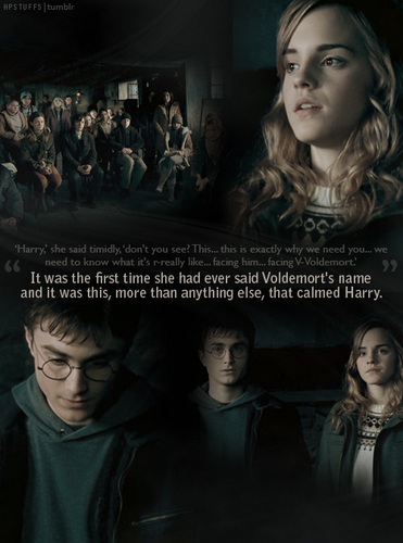  hermione makes harry feel calmer