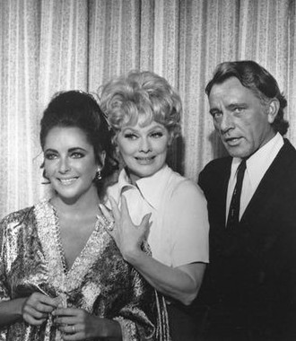 with Lucille Ball and Richard Burton