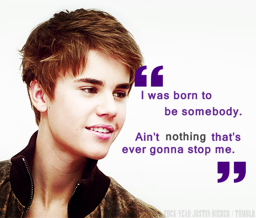  당신 were born to be somebody'(: