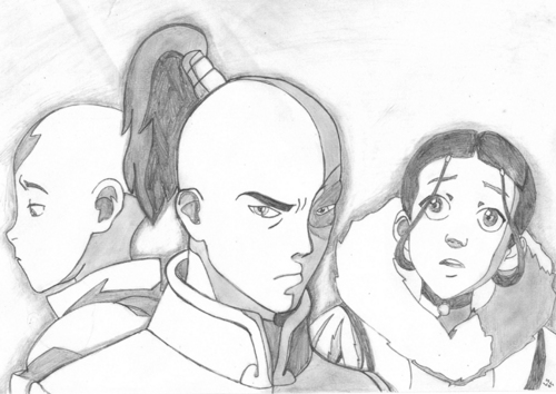  Aang Zuko and Katara
