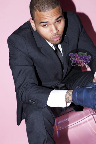  Chris Brown in a sexy suit