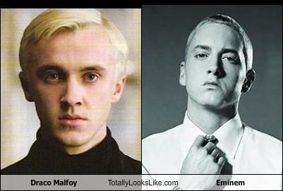 Draco Malfoy totally looks like Eminem