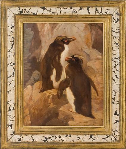 Fine Art Penguins! (by J.C Mension 1882-1950)