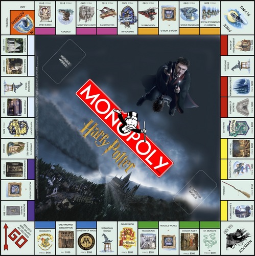  Harry potter Monopoly