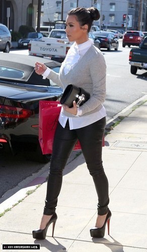  Kim is photographed out and about in West Hollywood 3/10/11