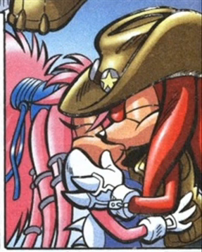  Knuckles and Julie-Su KISS