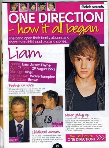  Liam (Top Of The Pops Mag) 100% Real :) x