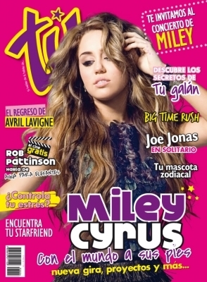  Mileey Magazine Cover