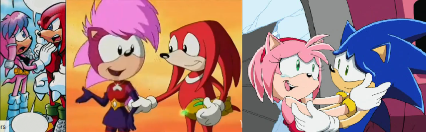 Pink Sonic Girls' Couples