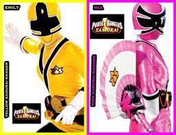  roze and Yellow Rangers