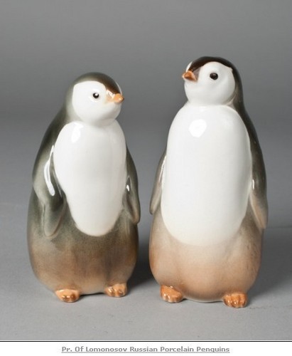  porcellana, in porcellana Penguins