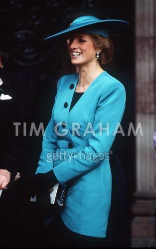  Princess Diana At The Society Wedding Of Miss Camilla Dunne