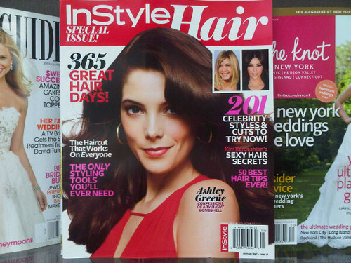  Ashley Greene on the cover of InStyle Hair