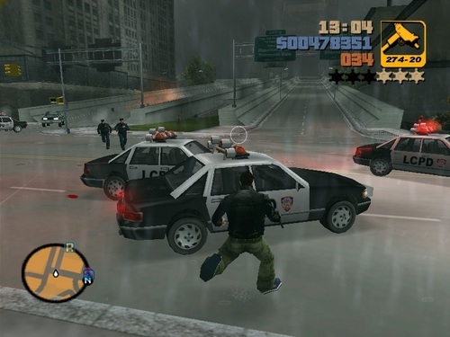  GTA3 Claude Shotting At Cops