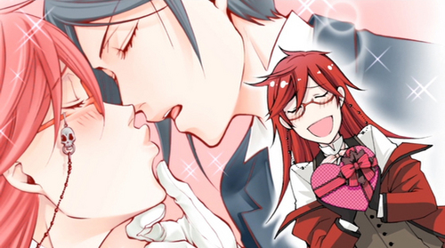  Grell and Sebby's Imaginary চুম্বন