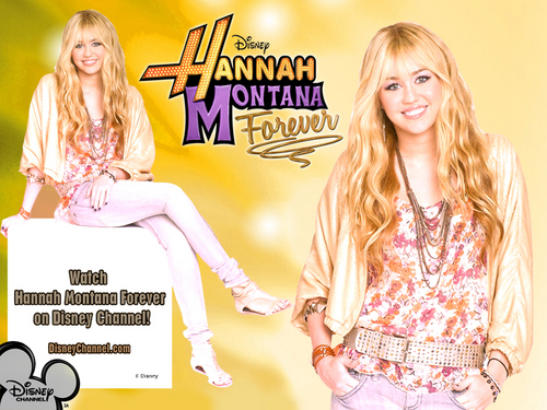 Hannah Montana Forever پیپر وال سے طرف کی dj!!!