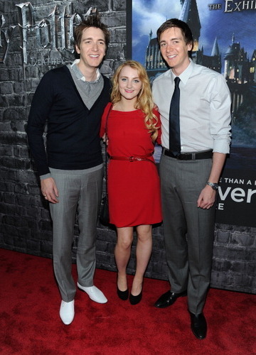  Harry Potter cast attend Deathly Hallows Part I & NYC Exhibition premiere