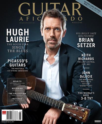  Hugh on the Cover of gitarre Aficionado