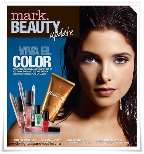  New poster of Ashley for Mark.cosmetics!