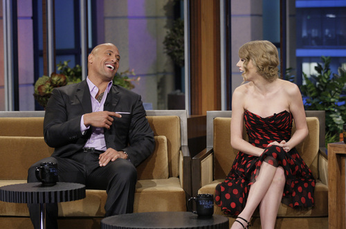  Taylor on The Tonight montrer With geai, jay Leno