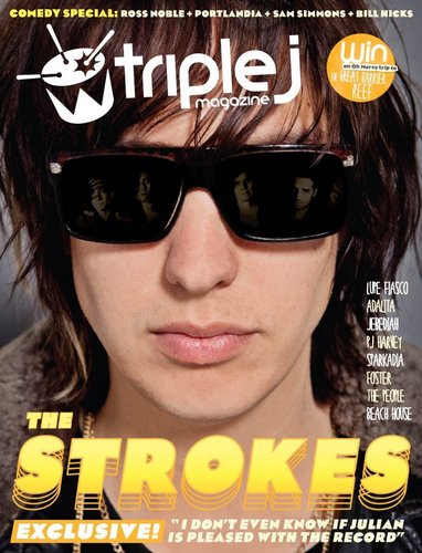 The Strokes On The Cover Of Triple J Magazine