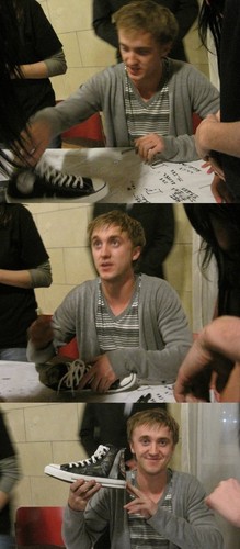  Tom Signed painted Harry Potter コンバース