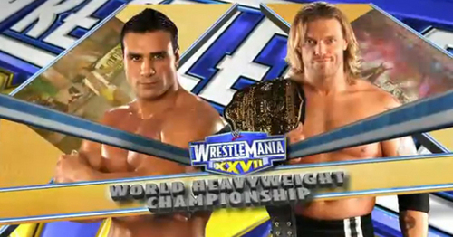  Wrestlemania 27 Edge vs Alberto Del Rio