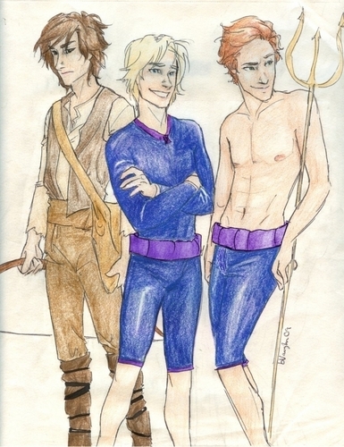  Finnick, Peeta, and Gale