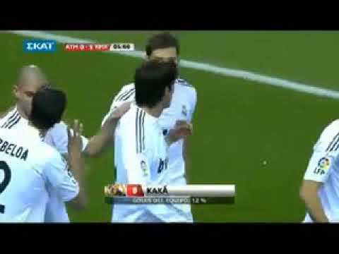  Gol de Kaka!!!!!9th april 2011 Real Madrid vs atletico madrid.