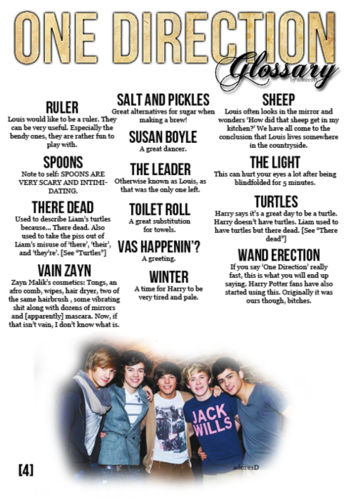  The 1D Glossary:))