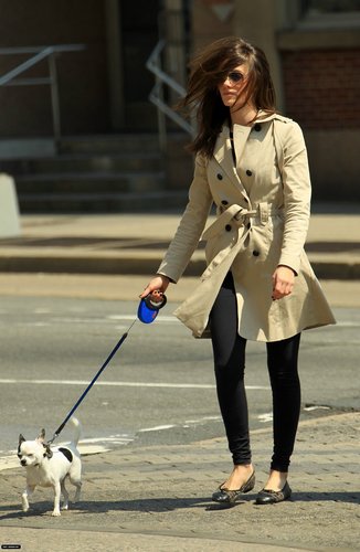  Walking Her Dog - April 9