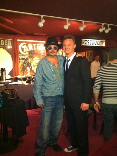  Johnny Depp At Magic ngome - Hollywood -10 April 2011