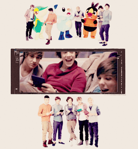  1D = Heartthrobs (Enternal l’amour 4 1D) Advertising Pokemon! l’amour 1D Soo Much! 100% Real :) ♥