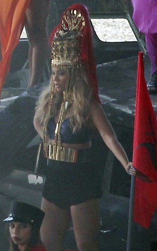  Beyonce: muziek Video Shoot in Los Angeles!