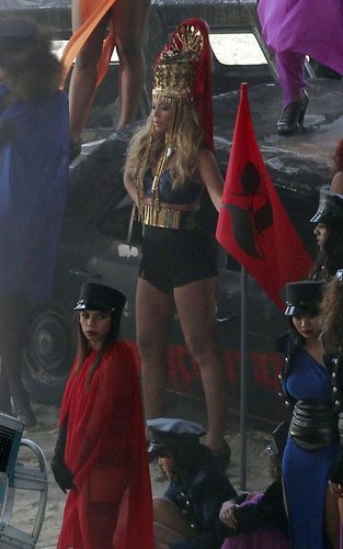  Beyonce: música Video Shoot in Los Angeles!